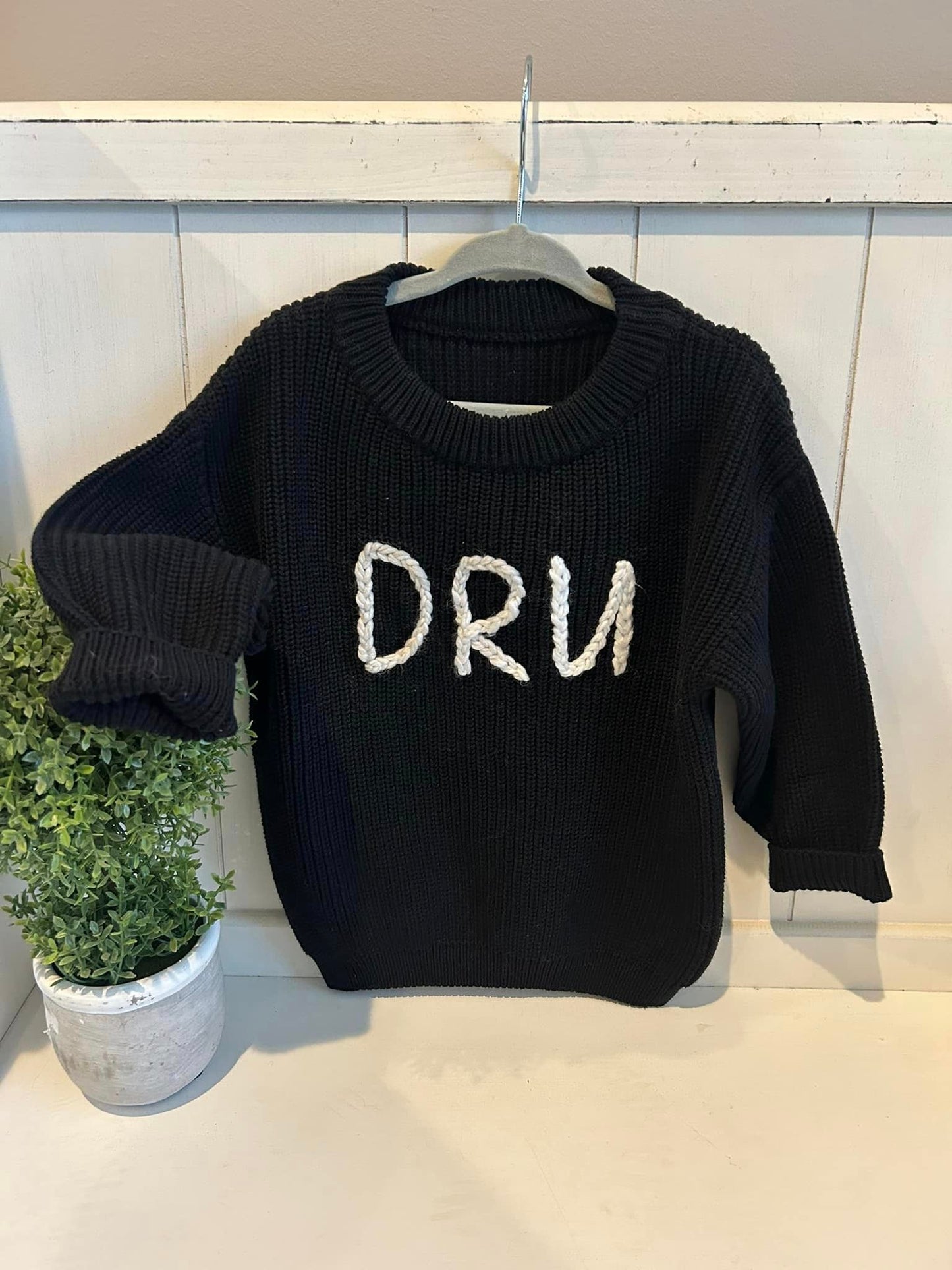 Personalized Sweater (cotton) - Name/Block Style