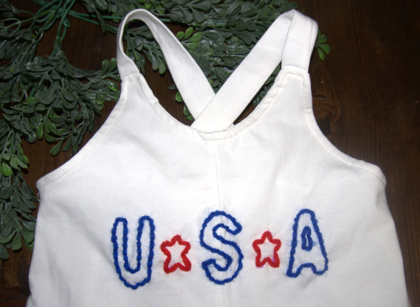 Summer Short Onesie (cotton) - USA or Name/Script (Boy or Girl)