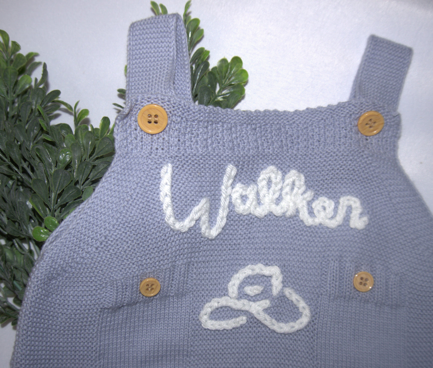 Personalized Spring/Summer Sweater Onesie (cotton) - Name/Script (Boy or Girl)