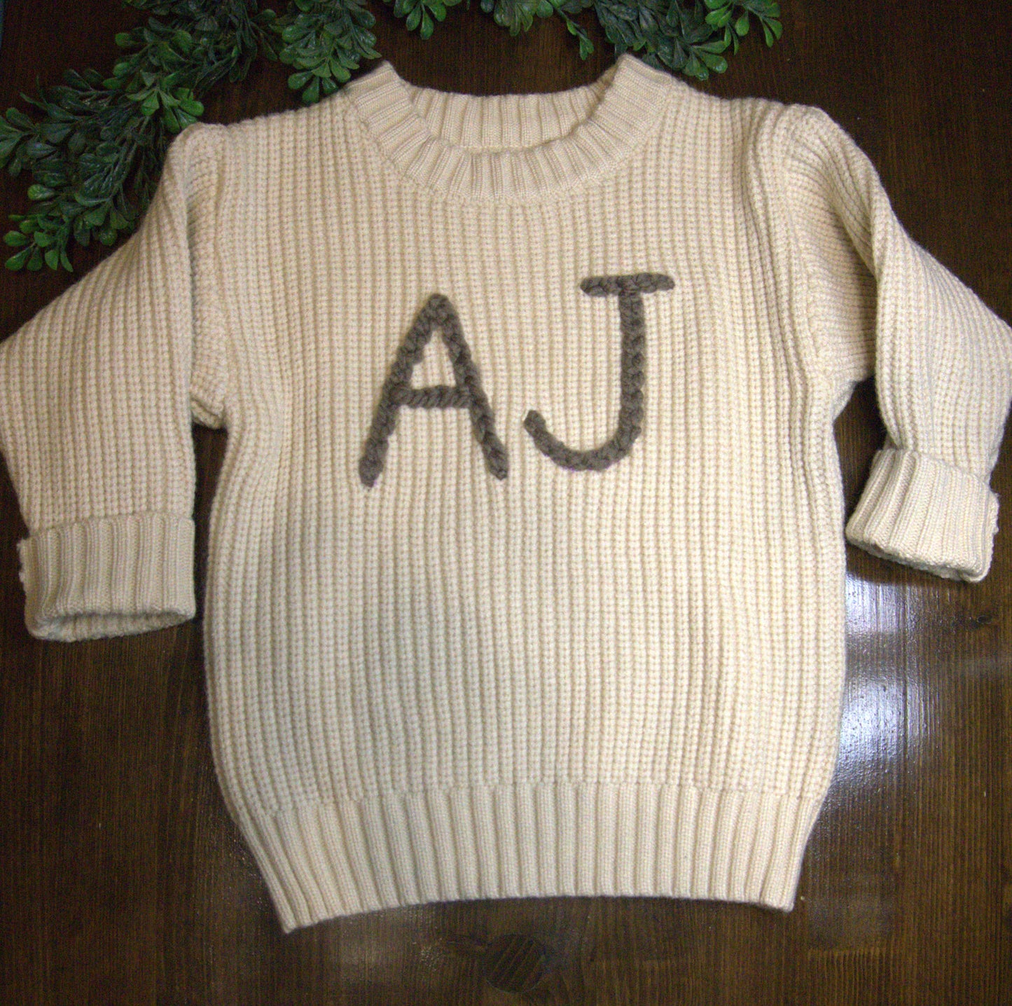 Personalized Sweater (cotton) - Name/Block Style