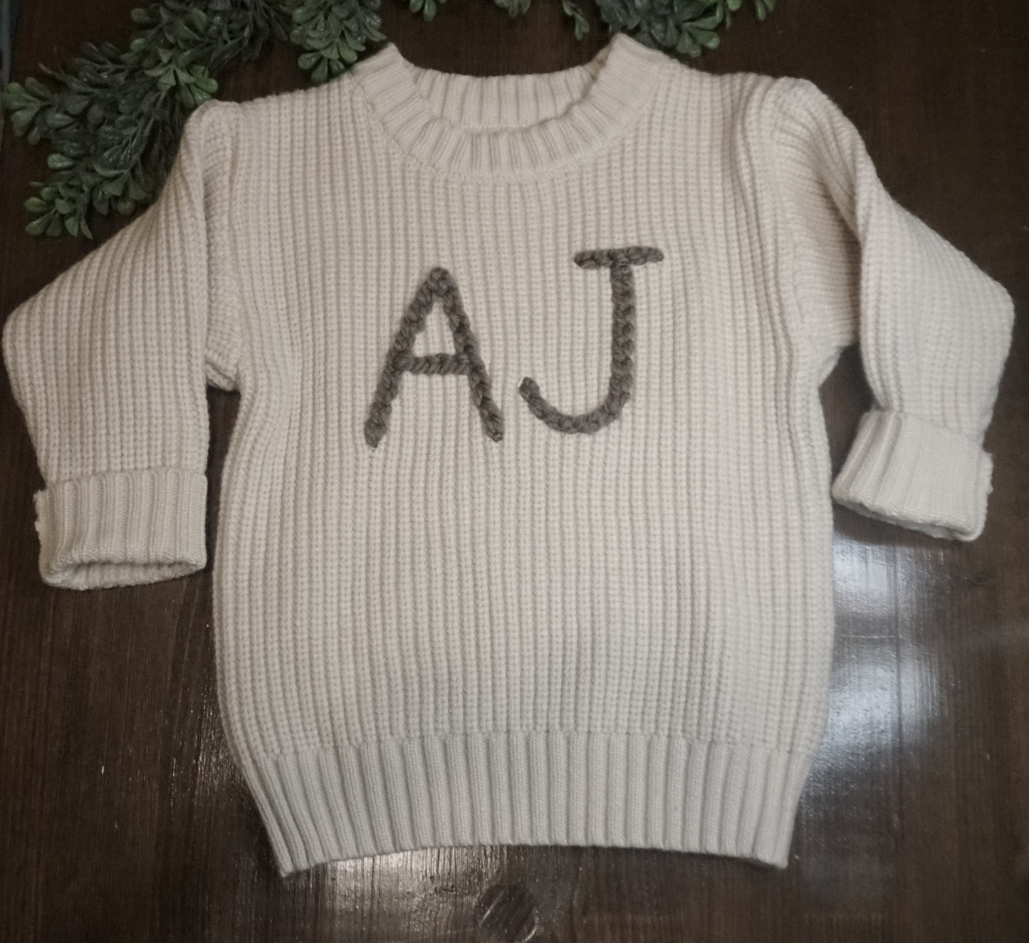 Personalized Sweater (cotton) - Name/Block Style