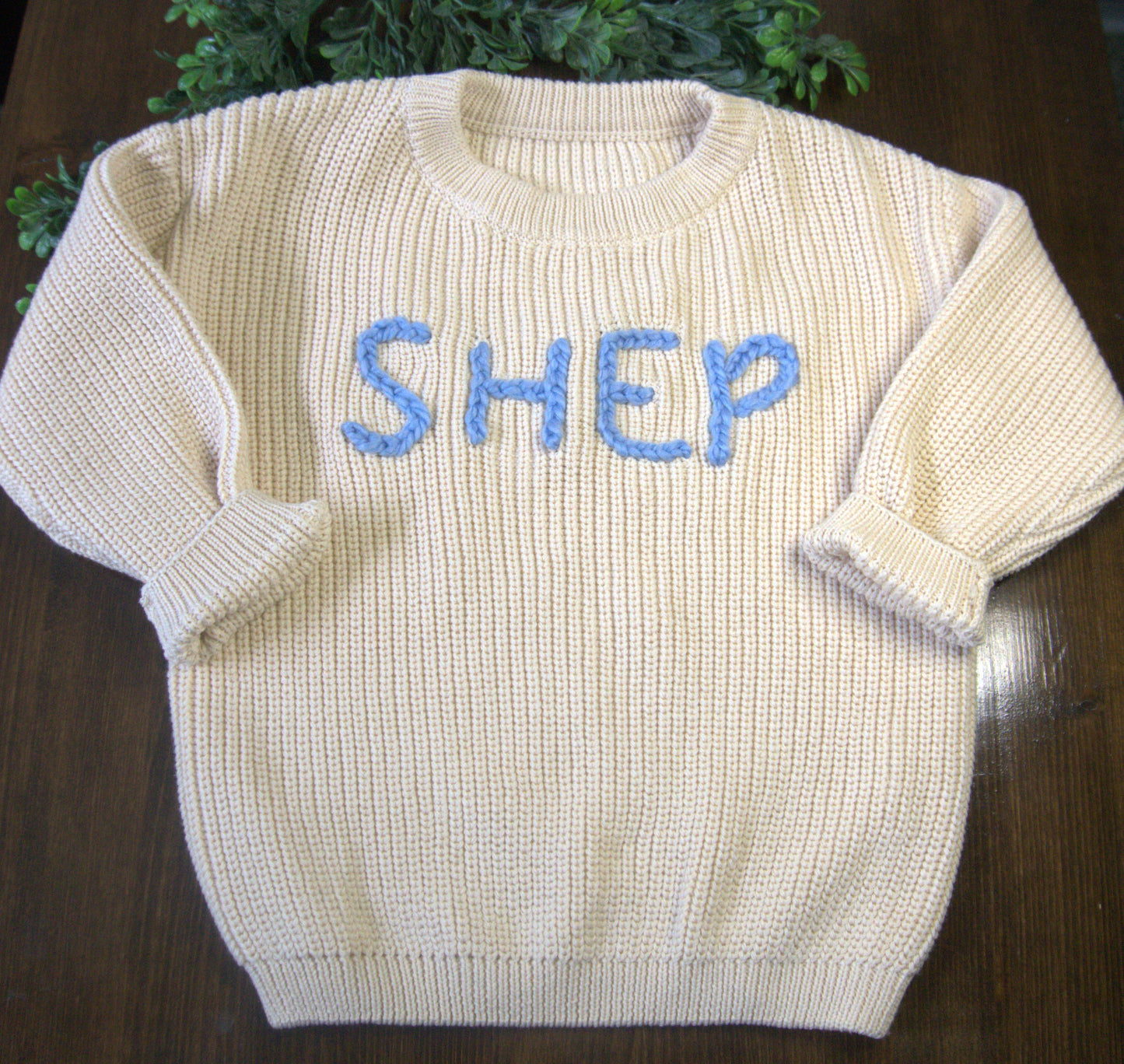 Personalized Sweater (cotton) - Name/Block Style