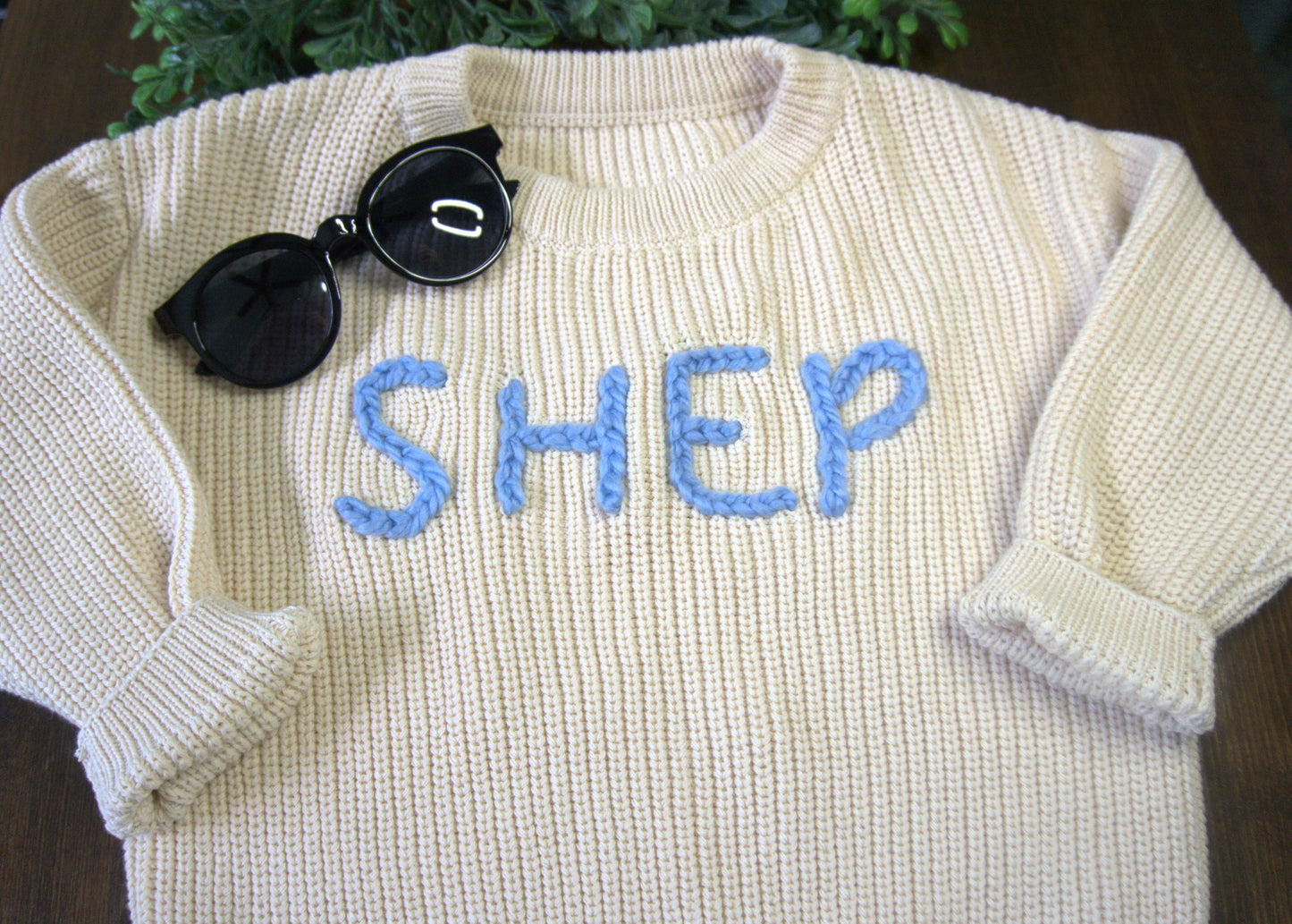 Personalized Sweater (cotton) - Name/Block Style